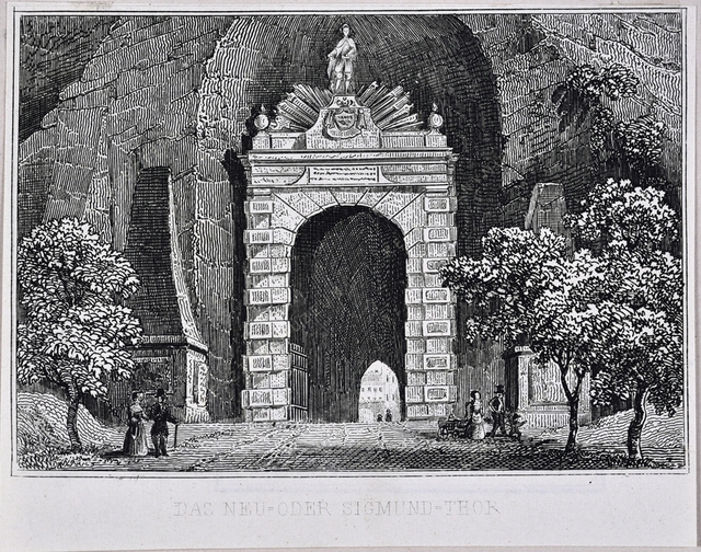 A salzburgi Sigmundstor nyugati kapuja