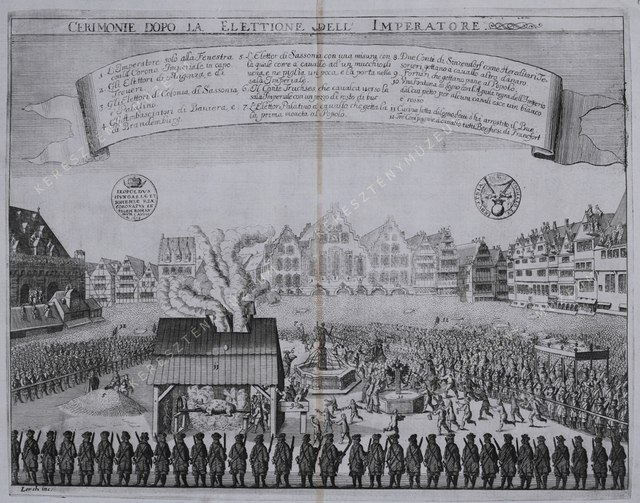 A császár megválasztását követő ünnepség