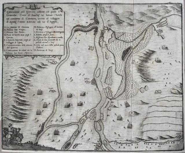 Komárom környékének térképe