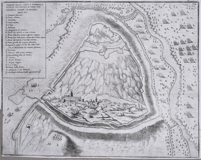 Nyitra várának ostromképe, 1664