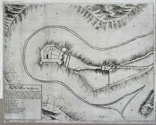 Kővár madártávlati képe