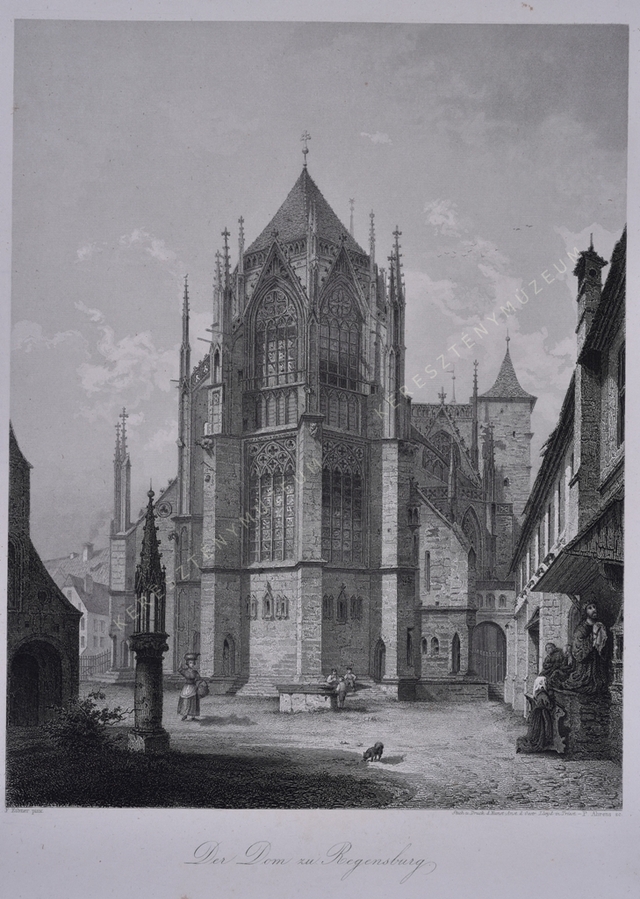 A regensburgi Szent Péter-katedrális, a szentély felől