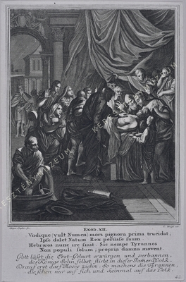 Az Úr megbünteti az egyiptomiakat