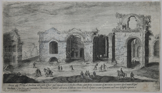 Diocletianus fürdőinek romjai