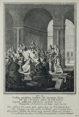 A tizenkét éves Jézus a templomb...