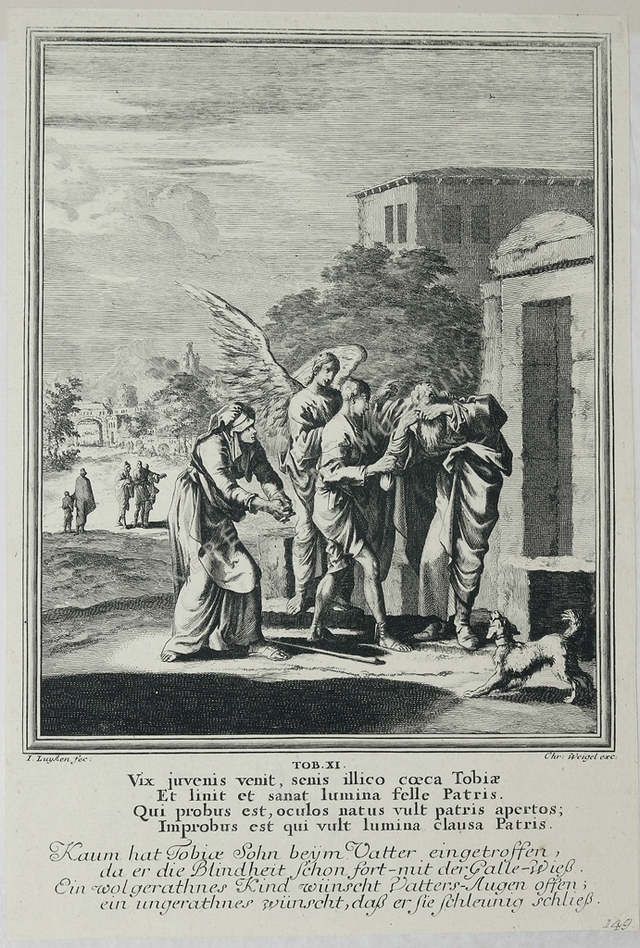 Tóbiás meggyógyítja apja látását