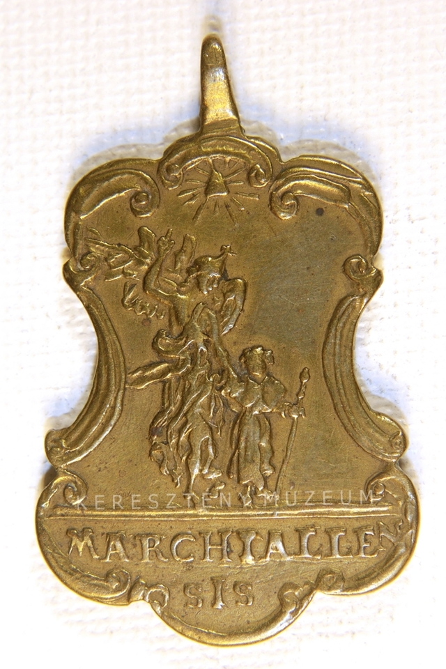 Zarándok érme védőangyallal