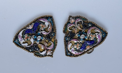 Belt buckles pair 