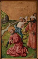 The Beheading of St. James;  hátoldalán Mária halála