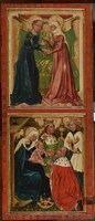 Visitation and Adoration of the Magi; on the reverse: the Crucifixion and the Martyrdom of St. Lawrence
