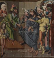 55.67 verso Christ before Pilate; workday side of a panel from a movable wing of a winged altarpiece