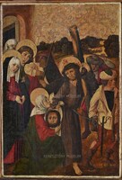 Carrying the Cross; detail from the movable wing of a winged altarpiece