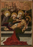 The Entombment of Christ; detail from the movable wing of a winged altarpiece