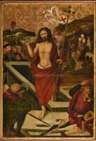 The Resurrection of Christ; detail from the movable wing of a winged altarpiece
