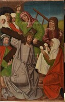 Christ Carrying the Cross; detail from the workday side of a movable wing