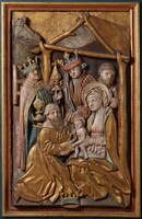 The Adoration of the Magi; on the reverse: the Visitation