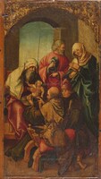The Circumcision of Christ – Two panel paintings from a small winged altarpiece