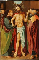 Jesus and the apostle Doubting Thomas