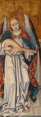 Angel paling a lyre