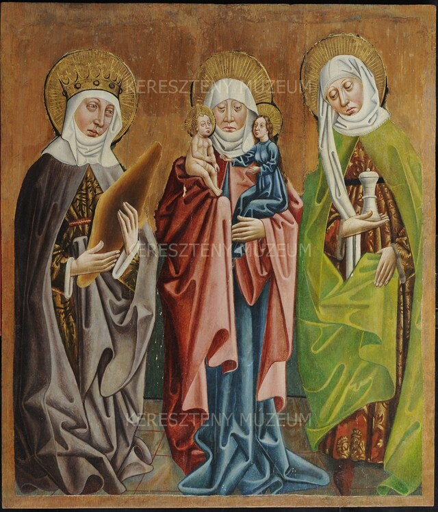 St. Elizabeth of the House of Árpád, St. Anne with the Virgin and Child, and Mary Magdalene