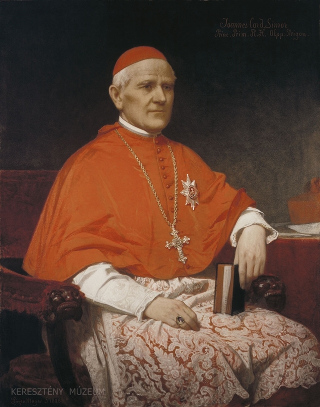 Simor János hercegprímás arcképe