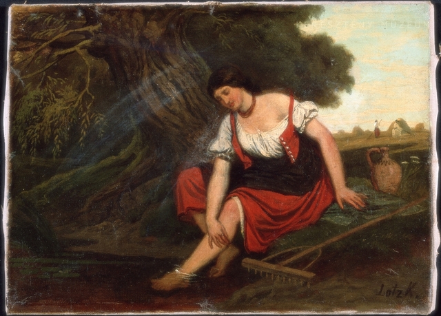 On the river bank