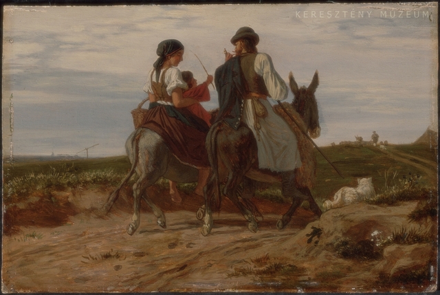 Shepherd with his wife