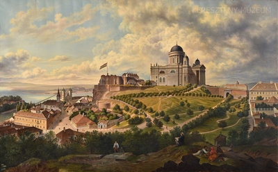 Az esztergomi Bazilika látképe a...