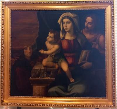 Virgin with Child, Saint John th...