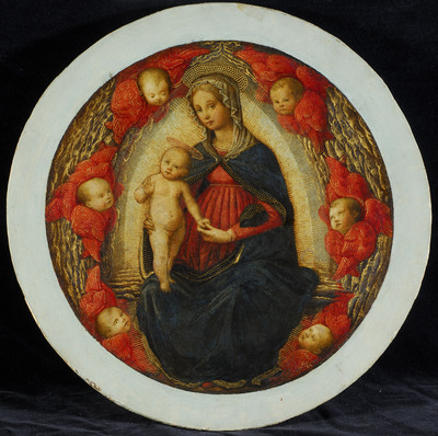 Virgin with Child in mandorla