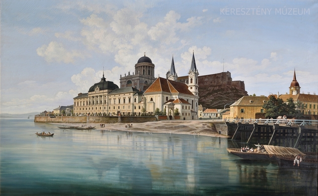 The bank of the Danube with the Primates Palace