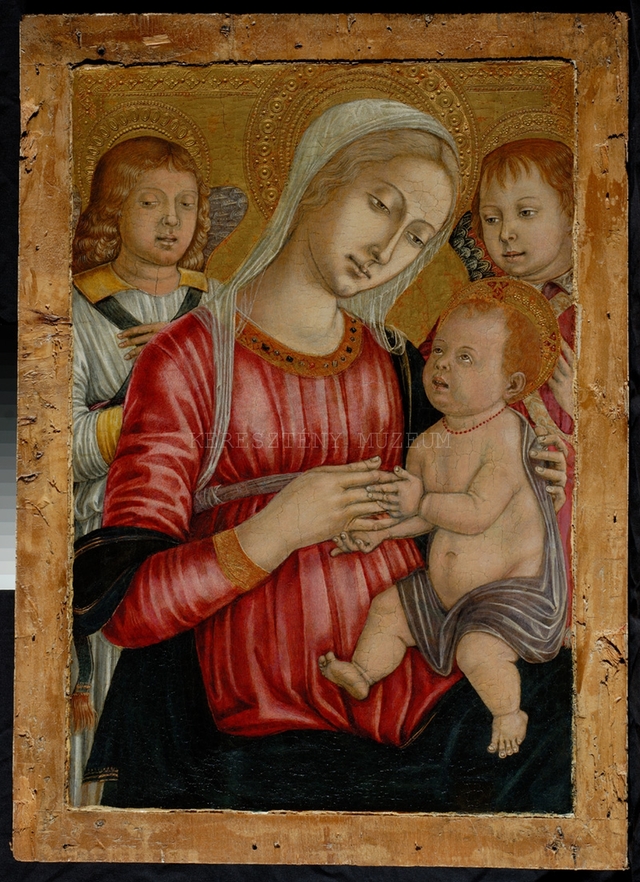 Virgin and Child with two Angels