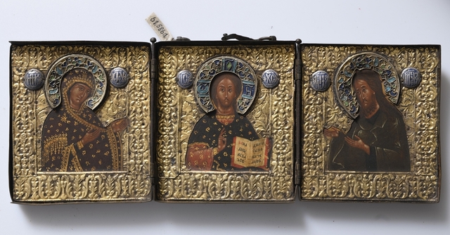 Krisztus az Istenszülő és Keresztelő Szent János között 