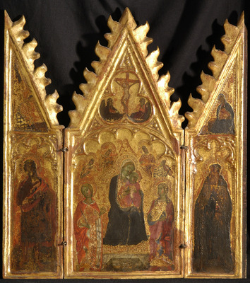 Triptichon - Trónoló Madonna sze...