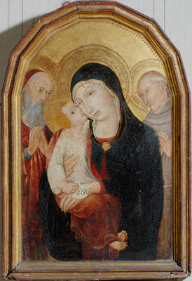 Vigin and Child with Saint Jerom...