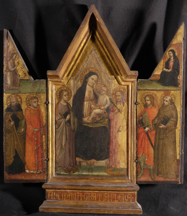 Virgin and Child Enthroned with Saints