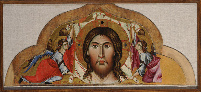 Veil of Veronica with two Angels