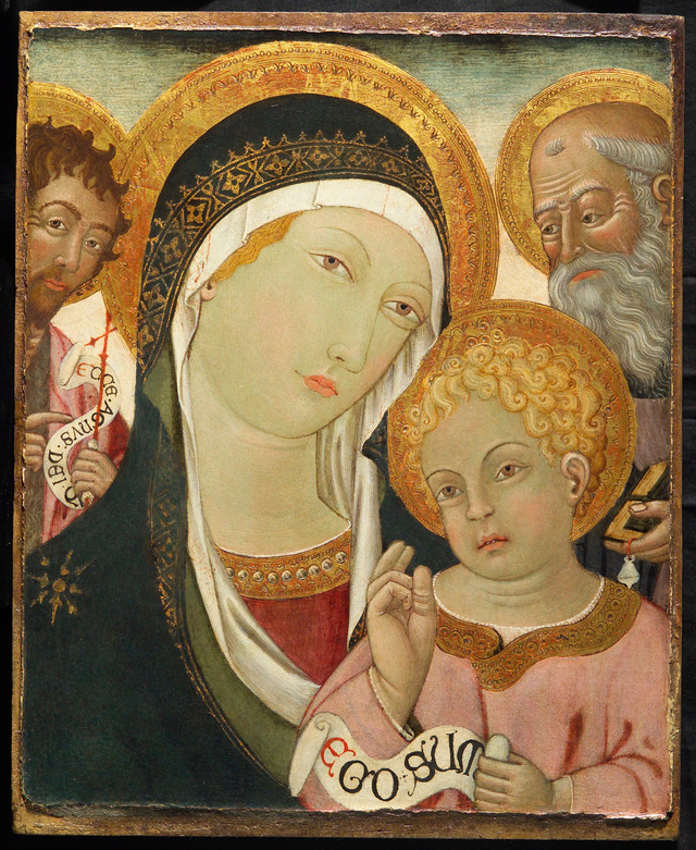 Virgin and Child with Saint JOhn the Baptist and Saint Anthony Abbot