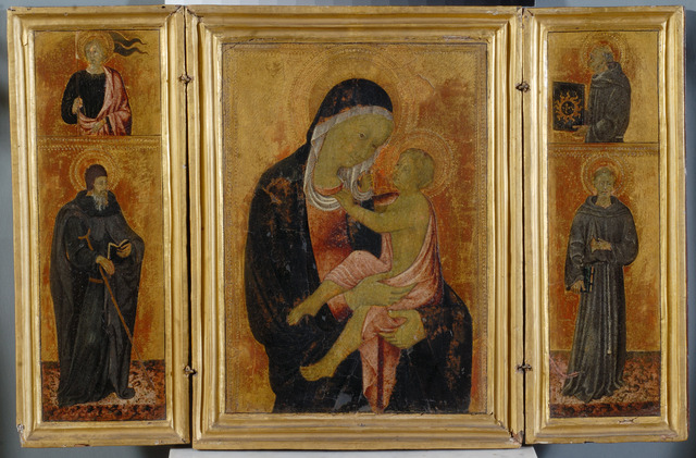 Saint Asanus, Saint Anthony Abbot, Saint Bernardino Saint Francis of Assisi