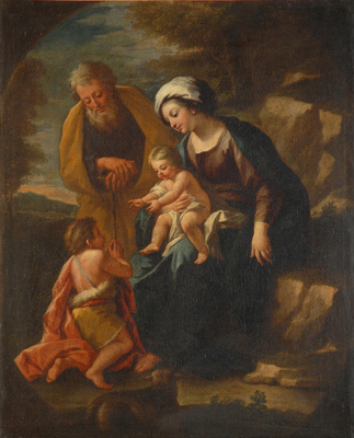 Holy Family with Child Saint Joh...