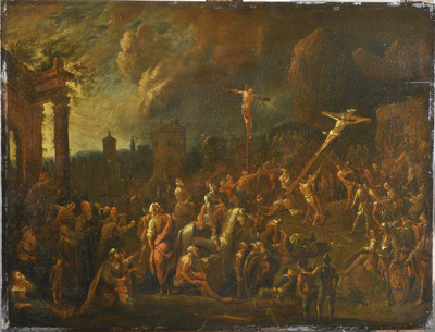 A kereszt felállítása