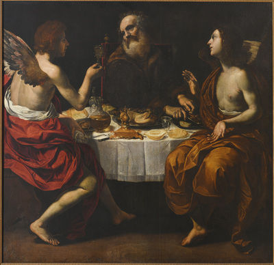 Lot Entertaining the Two Angels