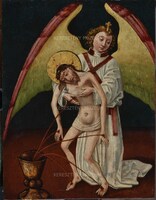 Vir Dolorum with angel 