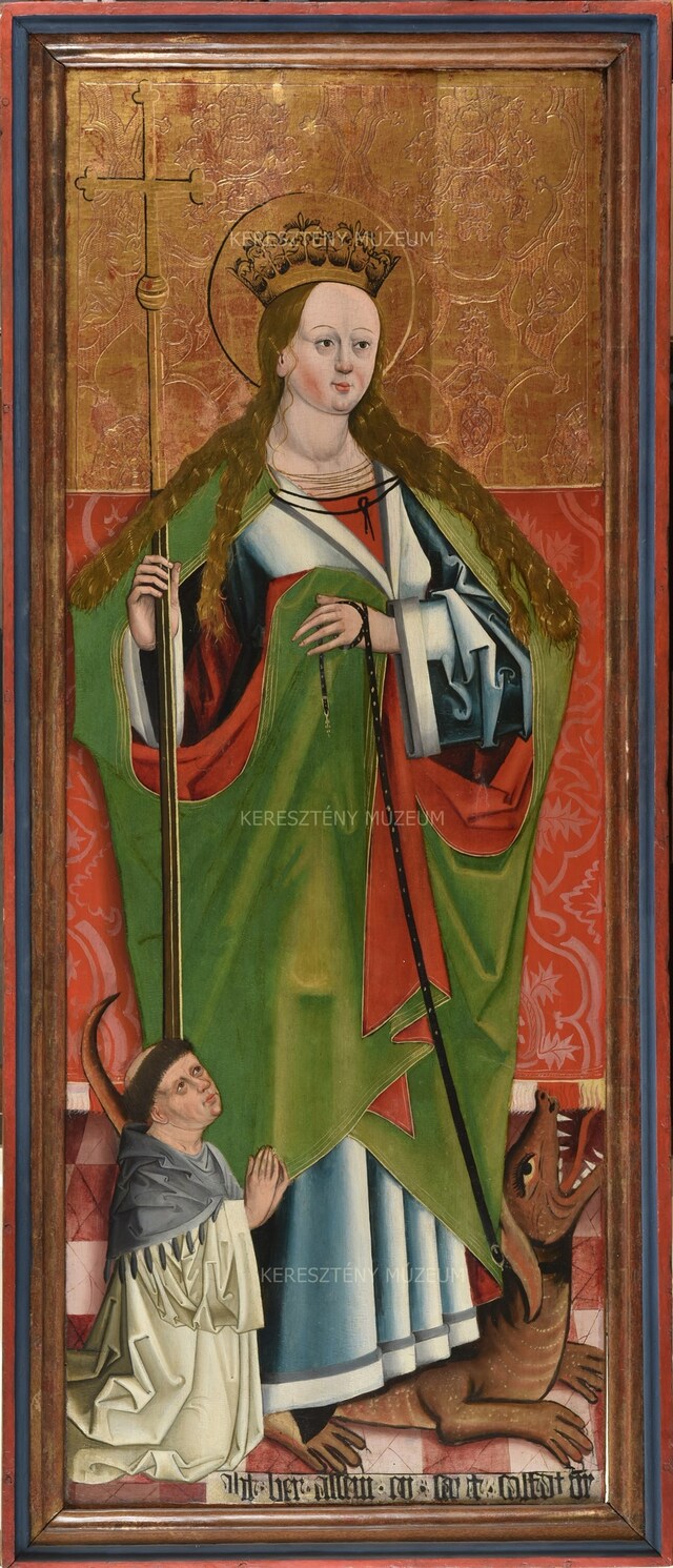 St. Margaret with a donor; on the reverse: St. George