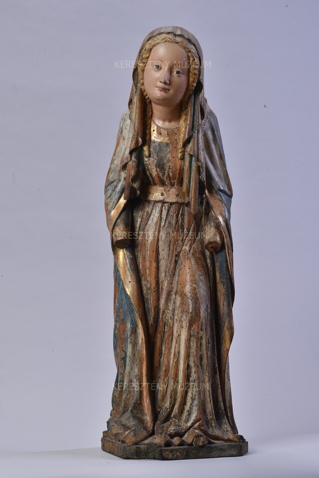 Figure of Mary from an Annunciation or Visitation group