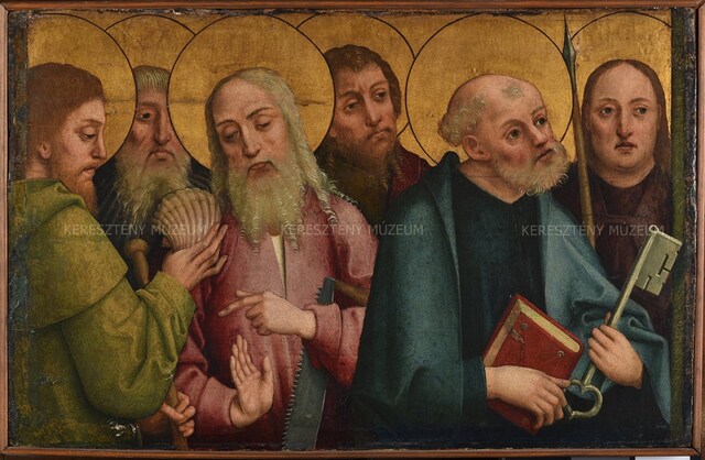 Portrait of six apostles