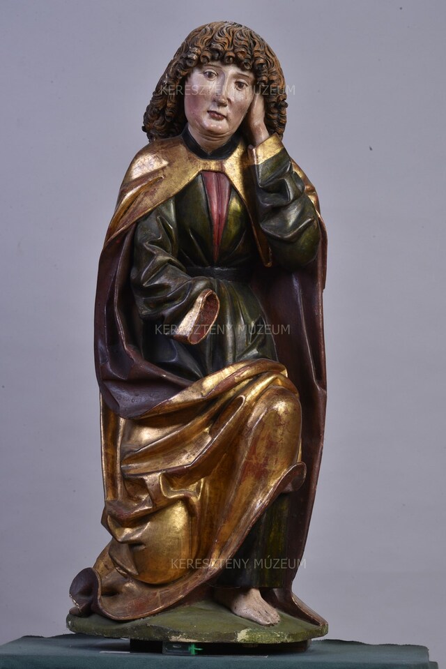 St. John the Evangelist from a statue group depicting the Lamentation or Entombment of Christ