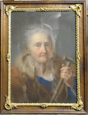 Öregasszony portréja