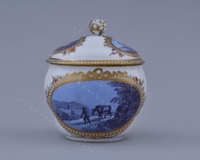Sugar box with lid