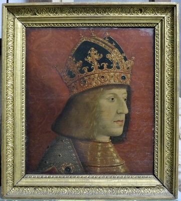 Fiatal uralkodó portréja